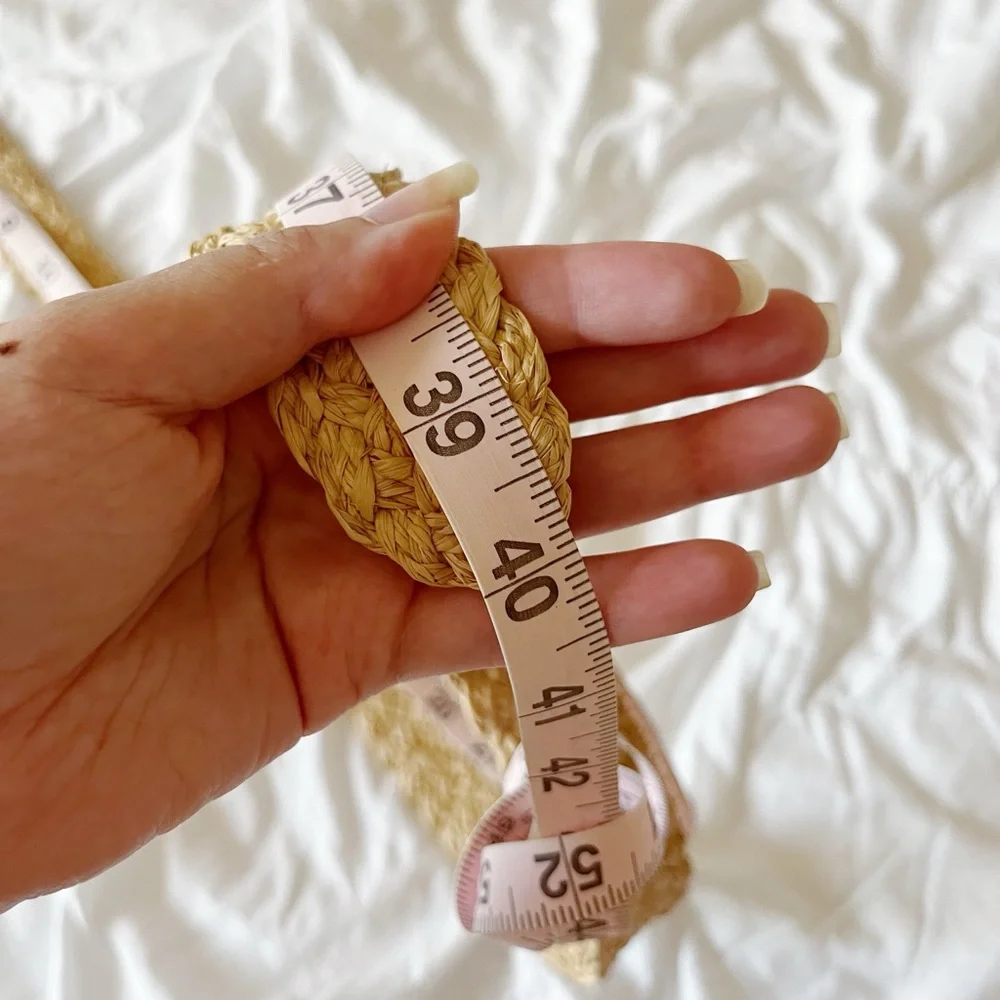 NWT J.CREW Raffia Belt Size XS/S - Picture 5 of 6